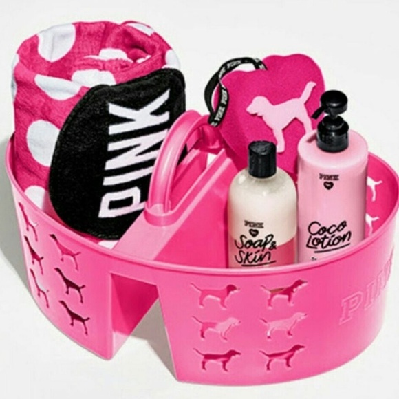 ❌❌SOLD❌❌❌VICTORIA’S SECRET PINK DOG HTF SHOWER/BATH CADDY - Picture 3 of 4